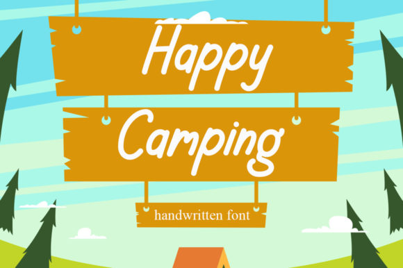 Happy Camping Font