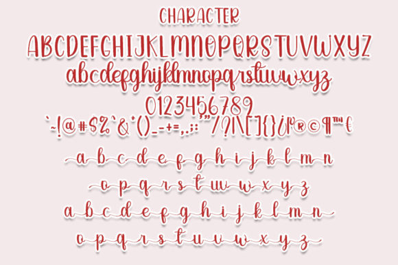 Happy Careful Font Poster 6