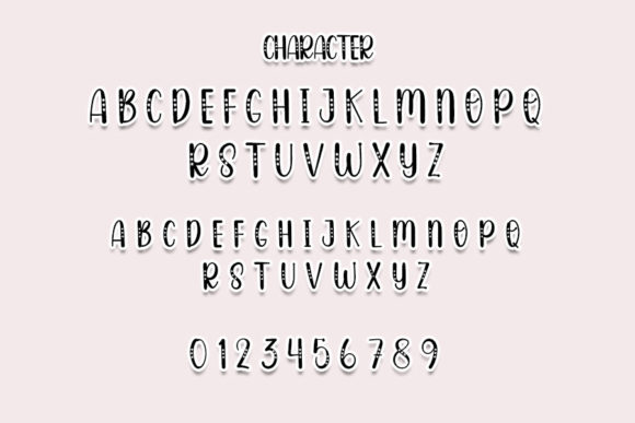 Happy Careful Font Poster 7