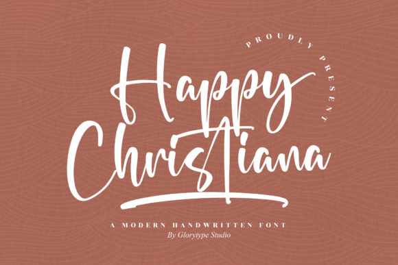 Happy Christiana Font Poster 1
