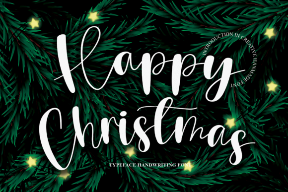 Happy Christmas Font Poster 1