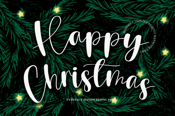 Happy Christmas Font Happy Christmas Font Poster 1