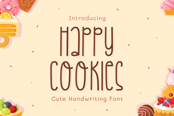 Happy Cookies Font Poster 1