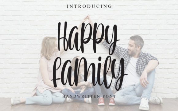 Happy Family Font Poster 1