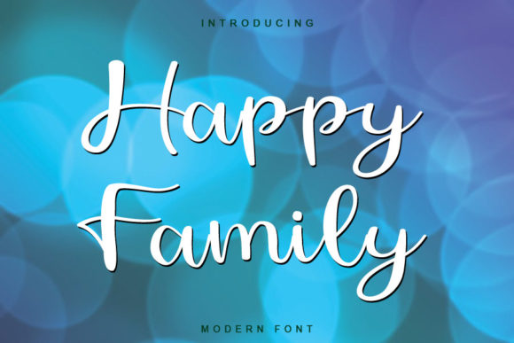 Happy Family Font Poster 1