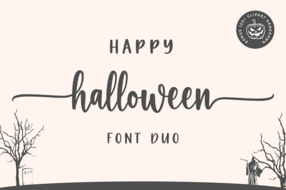 Happy Halloween Font Poster 1