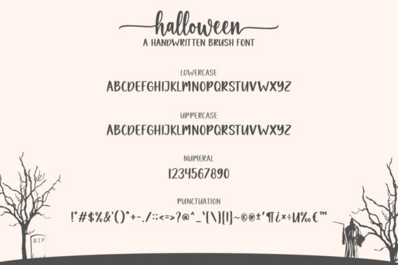 Happy Halloween Font Poster 8