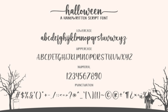 Happy Halloween Font Poster 9