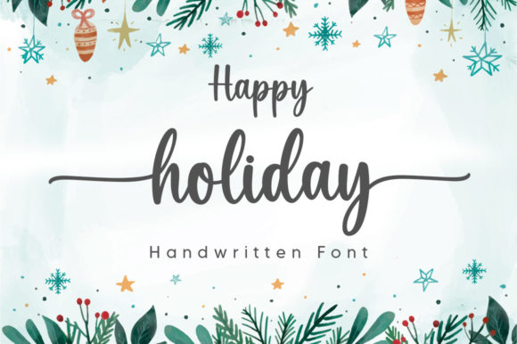 Happy Holiday Font