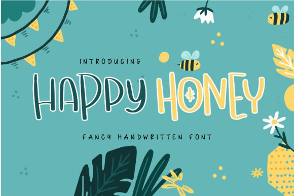 Happy Honey Font Poster 1