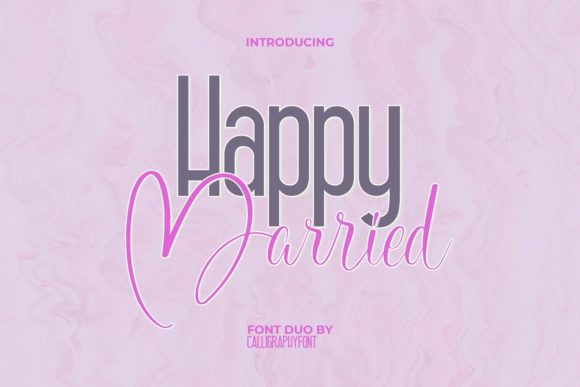 Happy Married Font