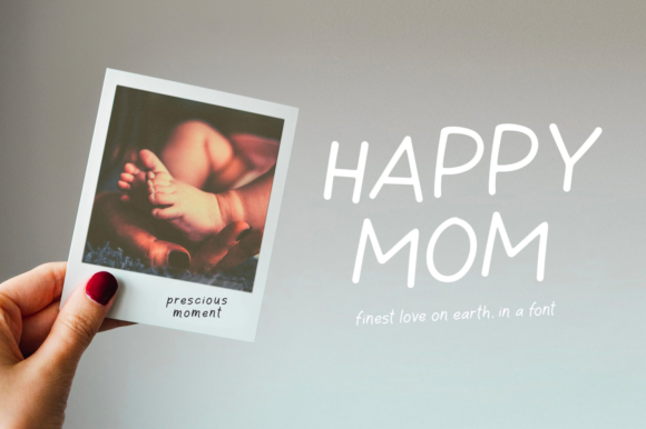 Happy Mom Font Poster 1