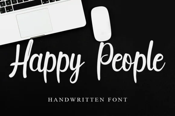 Happy People Font Happy People Font Poster 1