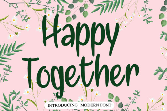 Happy Together Font Poster 1