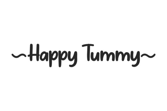 Happy Tummy Font Poster 1