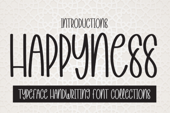 Happyness Font Happyness Font Poster 1