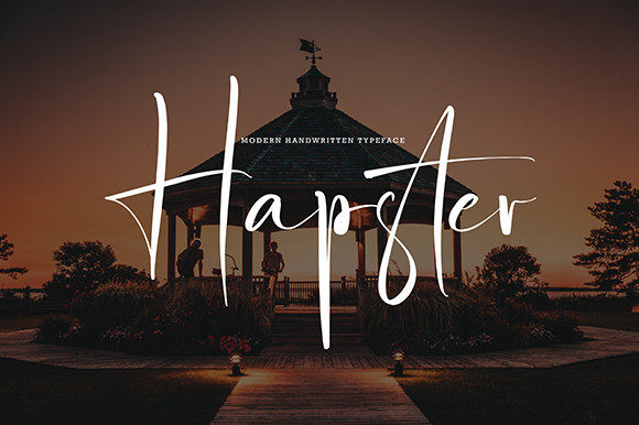 Hapster Font Poster 1