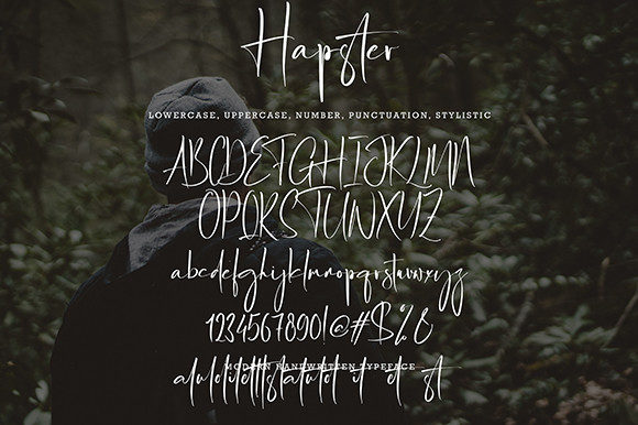 Hapster Font Poster 8