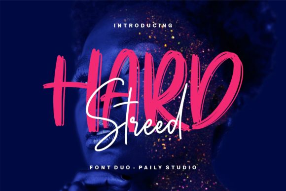 Hard Streed Font Poster 1