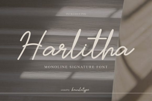 Harlitha Font Poster 1