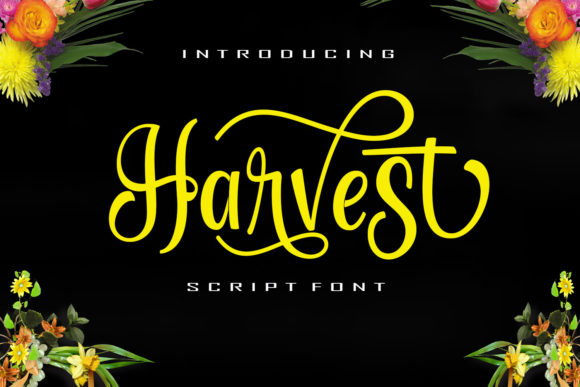 Harvest Font Poster 1