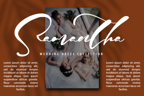 Harvey Signature Font Poster 5