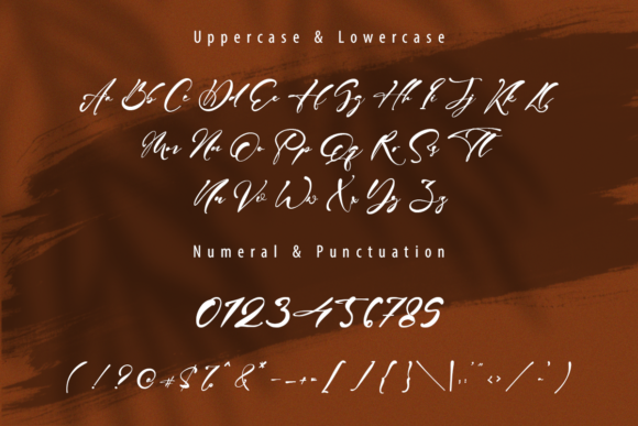Harvey Signature Font Poster 8