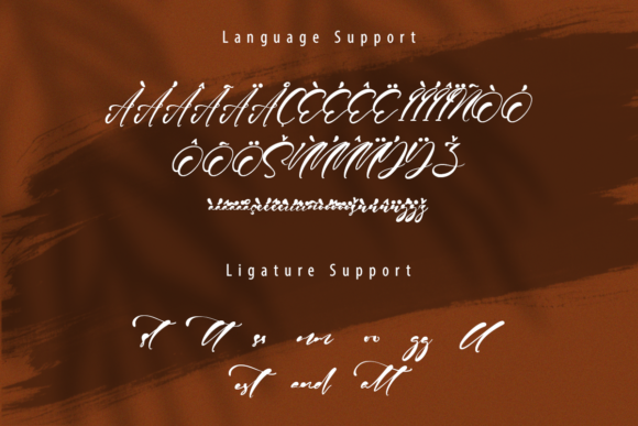 Harvey Signature Font Poster 9