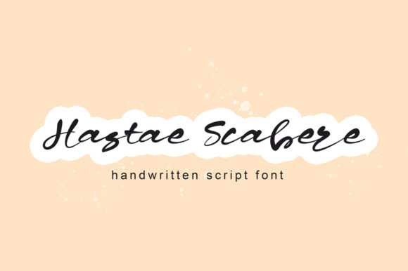 Hastae Scabere Font Poster 1