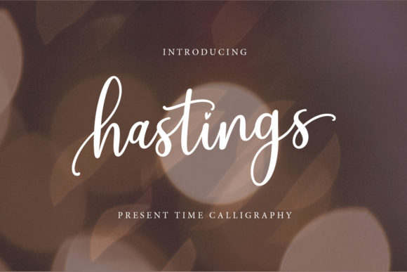 Hastings Script Font Poster 1