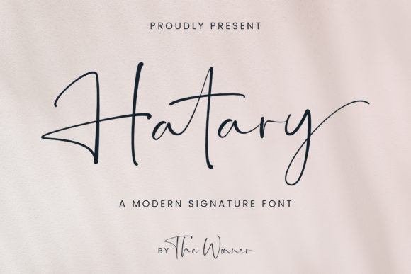 Hatary Font Poster 1