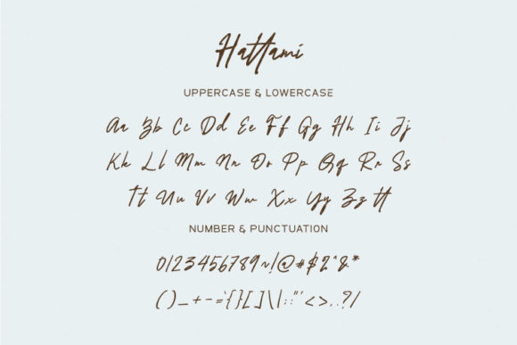 Hattami Font Poster 6