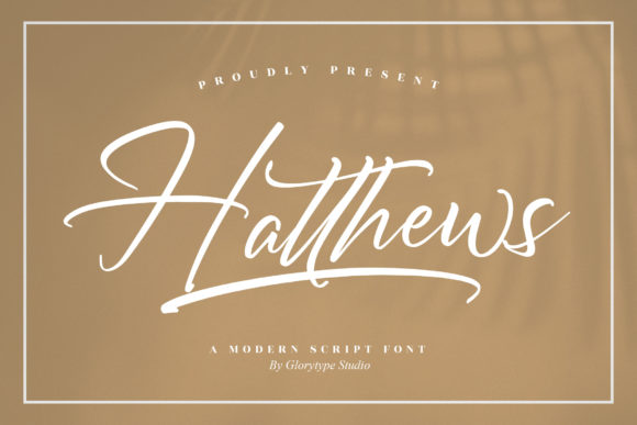 Hatthews Font Poster 1