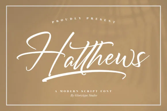 Hatthews Font Hatthews Font Poster 1
