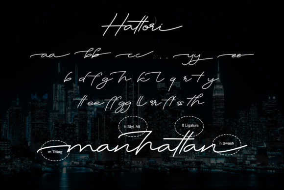 Hattori Font Poster 8
