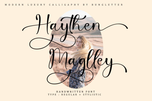 Haythen Maglley Font Poster 1