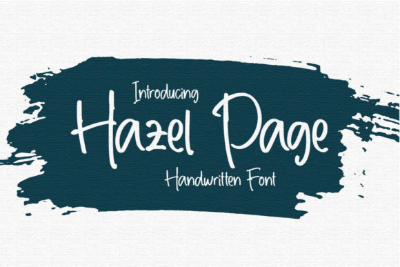 Hazel Page Font