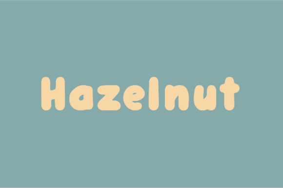 Hazelnut Font Poster 1