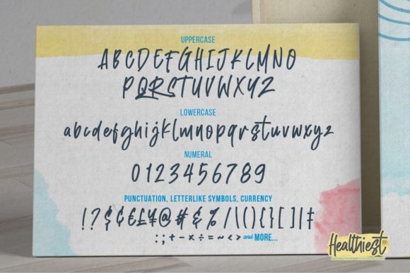 Healthiest Font Poster 6