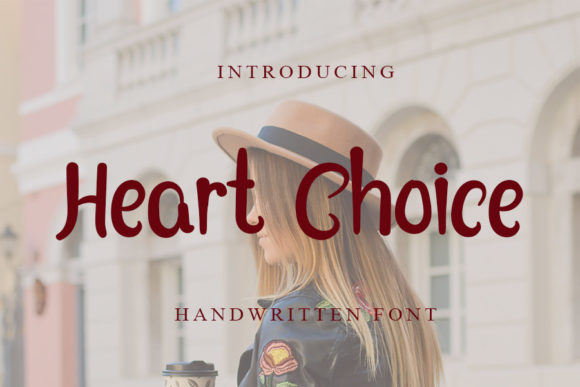 Heart Choice Font Poster 1