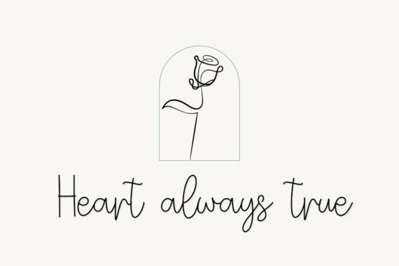 Heartin Font Poster 2