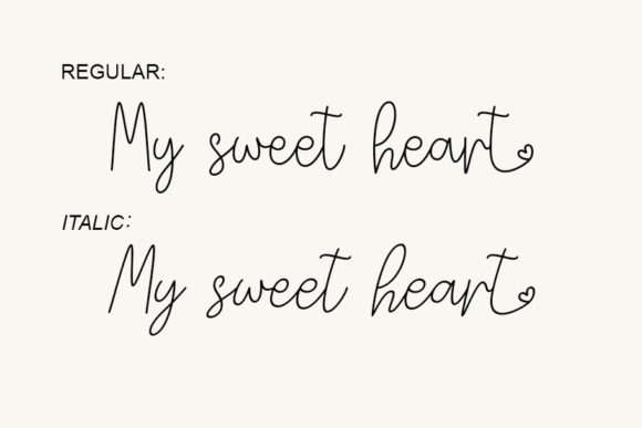 Heartin Font Poster 4