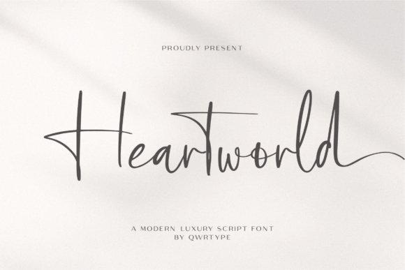 Heartworld Font Poster 1