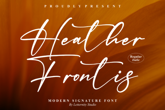 Heather Frontis Font Poster 1