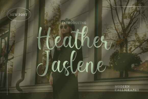 Heather Jaslene Font Poster 1