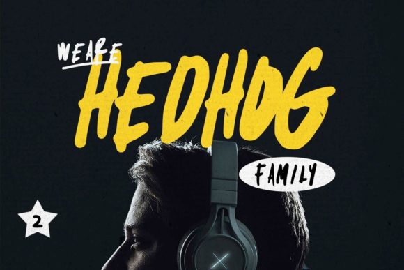 Hedhog Font Poster 1