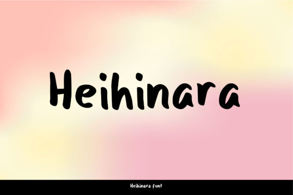 Heihinara Font Poster 3