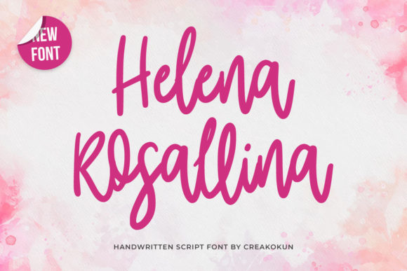 Helena Rosallina Font Poster 1