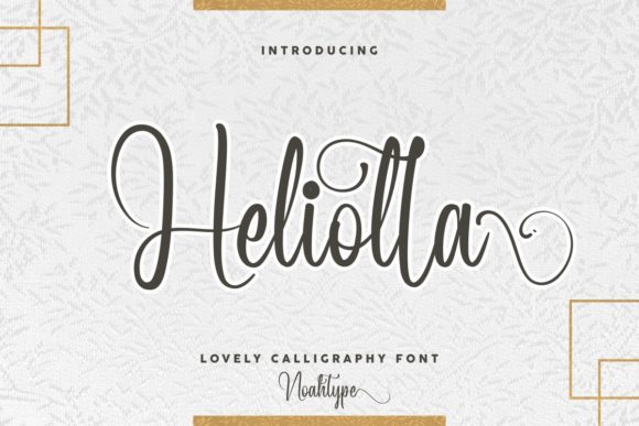 Heliolla Font Poster 1