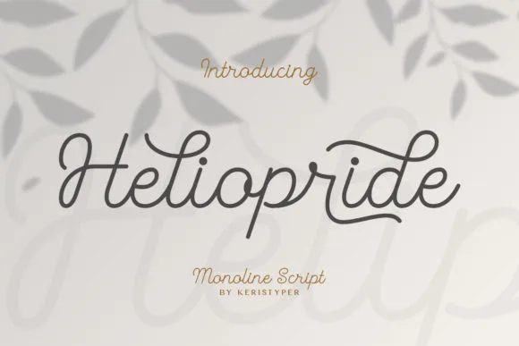 Heliopride Font Heliopride Font Poster 1